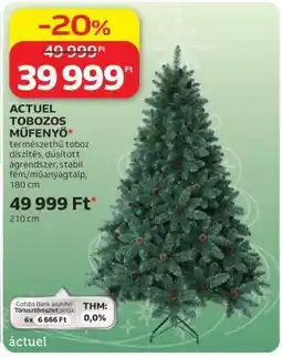 Auchan ACTUEL TOBOZOS MŰFENYŐ ajánlat