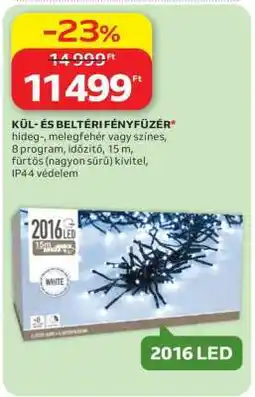 Auchan KÜL- ÉS BELTÉRI FÉNYFŰZÉR ajánlat