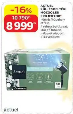 Auchan ACTUEL KÜL- ÉS BELTÉRI MOZGÓ LED PROJEKTOR ajánlat