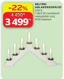 Auchan BELTÉRI ABLAKDEKORÁCIÓ ajánlat
