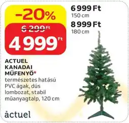 Auchan ACTUEL Kanadai műfenyő ajánlat