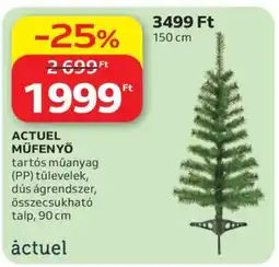 Auchan ACTUEL Műfenyő ajánlat