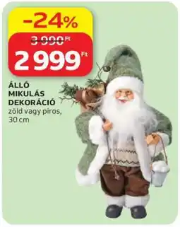 Auchan Álló Mikulás Dekoráció ajánlat