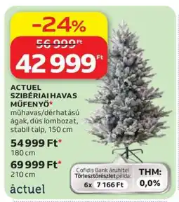 Auchan ACTUEL SZIBÉRIAI HAVAS MŰFENYŐ ajánlat