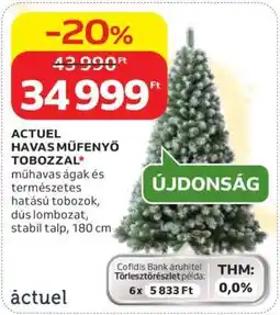 Auchan ACTUEL HAVAS MŰFENYŐ TOBOZZAL ajánlat