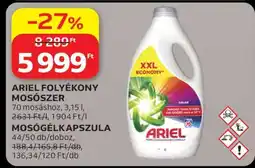 Auchan ARIEL Folyékony mosószer ajánlat
