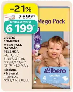 Auchan LIBERO COMFORT MEGA PACK NADRÁG-PELENKA ajánlat
