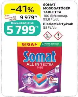 Auchan Somat Mosogatógép Tabletta ajánlat