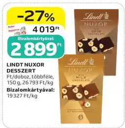 Auchan Lindt Nuxor Desszert ajánlat