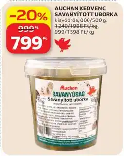 Auchan AUCHAN KEDVENC SAVANYÍTOTT UBORKA ajánlat