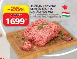 Auchan AUCHAN KEDVENC Sertés-Marha Darálthús Mix ajánlat