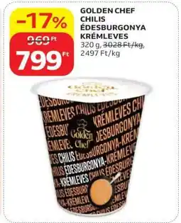 Auchan GOLDEN CHEF CHILIS ÉDESBURGONYA KRÉMLEVES ajánlat