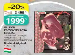 Auchan VALDOR PECSENYEKACSA-CSOMAG ajánlat