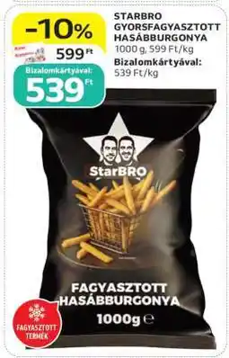 Auchan STARBRO GYORSFAGYASZTOTT HASÁBBURGONYA ajánlat