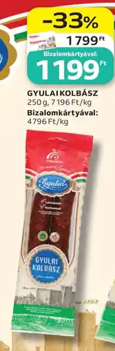 Auchan Gyulai kolbász ajánlat