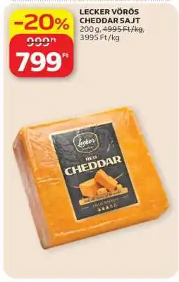 Auchan Lecker Vörös Cheddar sajt ajánlat