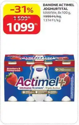 Auchan Danone Actimel joghurtital ajánlat
