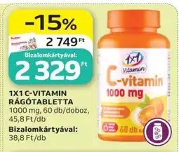 Auchan 1X1 C-VITAMIN RÁGÓTABLETTA ajánlat