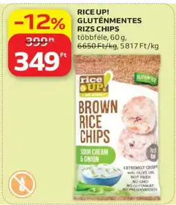 Auchan RICE UP! GLUTÉNMENTES RIZS CHIPS ajánlat