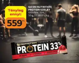 Auchan GO ON NUTRITION PROTEIN SZELET ajánlat