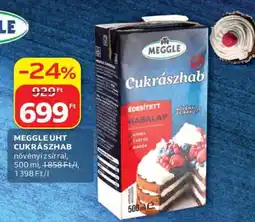 Auchan MEGGLE UHT CUKRÁSZHAB ajánlat