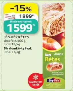 Auchan Jég-Pék Rétes ajánlat