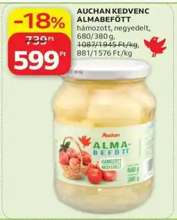 Auchan AUCHAN KEDVENC ALMABEFŐTT ajánlat