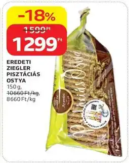 Auchan EREDETI ZIEGLER PISZTÁCIÁS OSTYA ajánlat