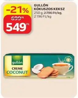 Auchan GULLÓN KÓKUSZOS KEKSZ ajánlat