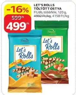 Auchan LET’S ROLLS TÖLTÖTT OSTYA ajánlat