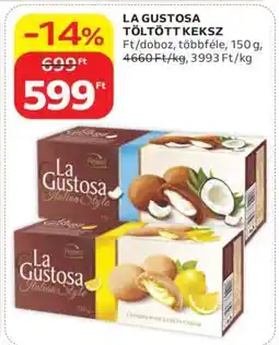 Auchan LA GUSTOSA TÖLTÖTT KEKSZ ajánlat