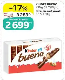 Auchan KINDER Bueno ajánlat