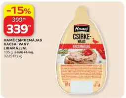 Auchan Hamé Csirkemájas Kacsa- vagy Libamájjál ajánlat