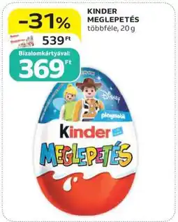 Auchan KINDER Meglepetés ajánlat