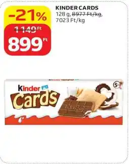 Auchan KINDER Cards ajánlat
