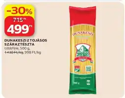 Auchan Dunakeszi 2 tojásos száraztészta ajánlat