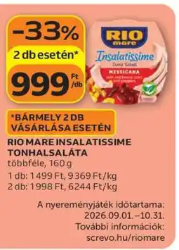Auchan RIO MARE Insalatissime tonhalsaláta ajánlat