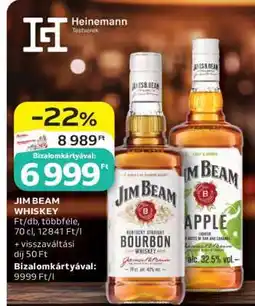 Auchan JIM BEAM WHISKEY ajánlat