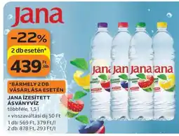 Auchan Jana ízesített ásványvíz ajánlat