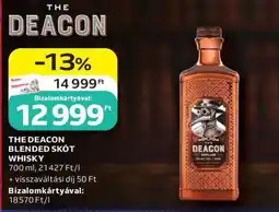 Auchan THE DEACON BLENDED SKÓT WHISKY ajánlat