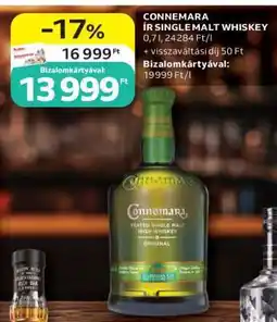 Auchan CONNEMARA IR SINGLE MALT WHISKEY ajánlat