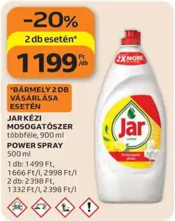 Auchan Jar kézi mosogatószer ajánlat