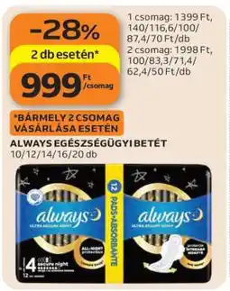 Auchan ALWAYS EGÉSZSÉGÜGYI BETÉT ajánlat