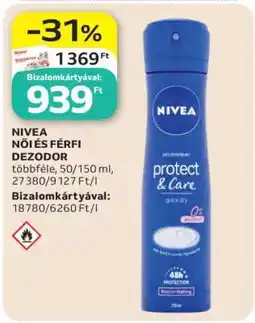 Auchan NIVEA NŐI ÉS FÉRFI DEZODOR ajánlat