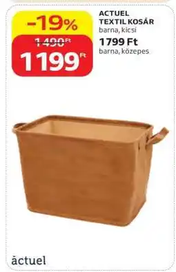 Auchan ACTUEL TEXTIL KOSÁR ajánlat