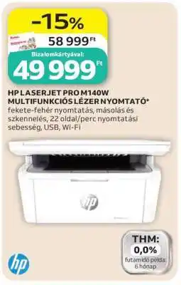 Auchan HP LaserJet Pro M140w Multifunkciós Lézer Nyomtató ajánlat