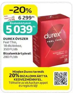 Auchan Durex óvszer ajánlat