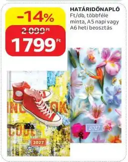 Auchan Határidőnapló ajánlat