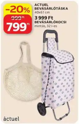 Auchan ACTUEL BEVÁSÁRLÓTÁSKA ajánlat