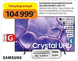 Auchan SAMSUNG UE43U8072FUXXH 4K UHD SMART LED TV ajánlat